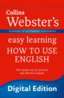 Image for Collins Webster&#39;s easy learning how to use English.