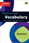 Image for Work on your vocabularyElementary A1