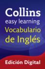 Image for Collins Easy Learning English - Easy Learning Vocabulario de ingles.