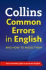 Image for Collins Common Errors in English