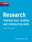 Image for Research  : improve your reading and referencing skills