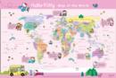 Image for Hello Kitty Children&#39;s World Wall Map : with Free Stickers