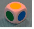 Image for Mini Flashcards Language Games : Dice - Colours