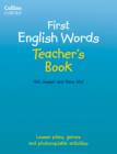Image for First English words: Teacher&#39;s book