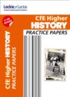 Image for CfE higher history practice papers for SQA exams