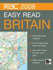 Image for RAC Easy Read Road Atlas Britain