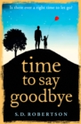 Image for Time to Say Goodbye