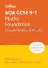 Image for AQA GCSE maths  : new 2015 curriculumFoundation tier,: All-in-one revision and practice