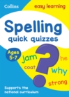 Image for Spelling quick quizzesAges 5-7