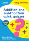 Image for Addition &amp; subtraction quick quizzesAges 5-7