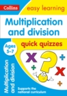 Image for Multiplication &amp; division quick quizzesAges 5-7