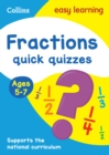 Image for Fractions quick quizzesAges 5-7