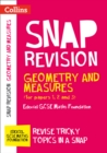 Image for Geometry and measures (for papers 1, 2 and 3)  : Edexcel GCSE Maths Foundation