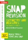 Image for AQA GCSE 9-1 Maths Foundation Geometry and Measures (Papers 1, 2 &amp; 3) Revision Guide