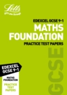 Image for Grade 9-1 GCSE Maths Foundation Edexcel Practice Test Papers