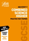 Image for Letts AQA GCSE combined science higher practice test papers