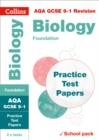 Image for AQA GCSE biology foundation practice test papers