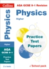 Image for AQA GCSE physics higher practice test papers