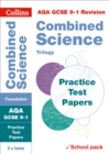 Image for AQA GCSE combined science foundation practice test papers