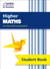 Image for Higher maths  : for Curriculum for Excellence SQA exams: Student book