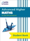 Image for Advanced higher maths  : for curriculum for excellence SQA exams: Student book