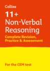 Image for 11+ non-verbal reasoning complete revision, practice &amp; assessment for CEM