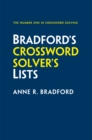Image for Bradford&#39;s crossword solver&#39;s lists  : more than 100,000 solutions for cryptic and quick puzzles in 500 subject lists