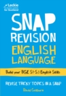 Image for BGE English language  : revision guide for S1 to S3 English