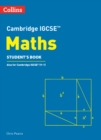 Image for Cambridge IGCSE maths: Student&#39;s book