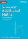Image for Cambridge IGCSE additional maths: Teacher&#39;s guide
