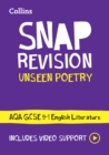 Image for AQA unseen poetry anthology: Revision guide