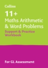 Image for 11+ Maths Arithmetic and Word Problems Support and Practice Workbook : For the Gl Assessment 2024 Tests