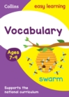 Image for Vocabulary Activity Book Ages 7-9 : Ideal for Home Learning