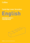 Image for Lower secondary English progress book teacher&#39;s packStage 7