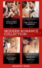 Image for Modern Romance August 2020 Books 5-8: Italy&#39;s Most Scandalous Virgin / The Terms of the Sicilian&#39;s Marriage / The Price of a Dangerous Passion / Promoted to His Princess