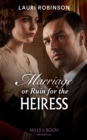 Image for Marriage or ruin for the heiress