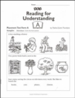 Image for Reading for Understanding, Placement Test A, Grades 1-3