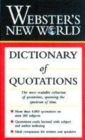 Image for Webster&#39;s new world dictionary of quotations
