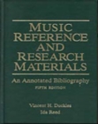 Image for Music Reference and Research Materials