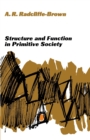 Image for Structure and Function in Primitive Society