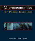 Image for Microeconomics for Public Decisions with Economic Applications Card