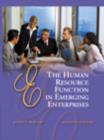 Image for The Human Resource Function in Emerging Enterprises