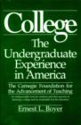 Image for College : The Undergraduate Experience in America