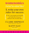 Image for Womenomics CD : Work Less, Achieve More, Live Better