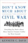 Image for Don&#39;t Know Much About the Civil War