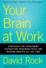 Image for Your brain at work: strategies for overcoming distraction, regaining focus, and working smarter all day long