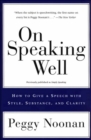 Image for On speaking well.
