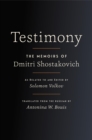 Image for Testimony: The Memoirs of Dmitri Shostakovich