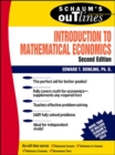 Image for Schaum&#39;s Outline of Theory and Problems of Introduction to Mathematical Economics