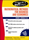 Image for Schaum&#39;s Outline of Mathematical Methods for Business and Economics